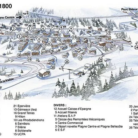 Digitale - 3 Pieces Pour 6 Personnes - Piscine, Sauna Et Parking Prive Apartment